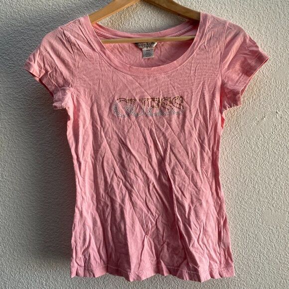 Lot Guess Jeans Bling Stones T-Shirt Lot Of Two Items 2 Medium - Picture 5 of 7